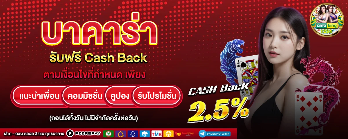 เว็บคาสิโนเชื่อถือได้ - แบนเนอร์โปรโมชั่น