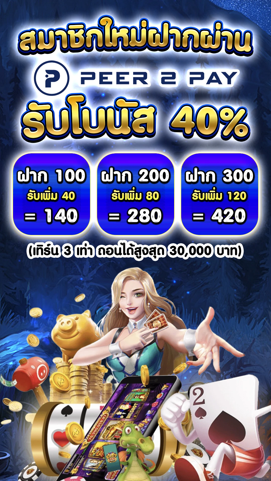 ปั่นสล็อต1บาท วอลเล็ต - แบนเนอร์โปรโมชั่น
